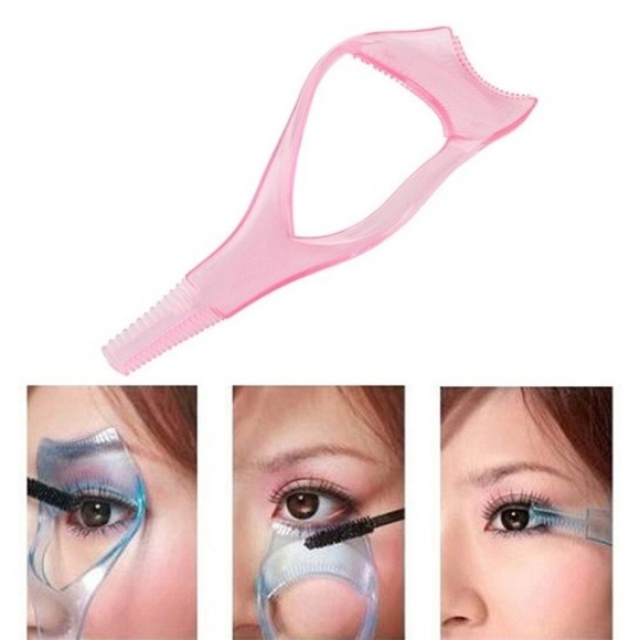 4 Pack New 3 in 1 Makeup Eyelash Curlers Pink Blue - Picture 3 of 4